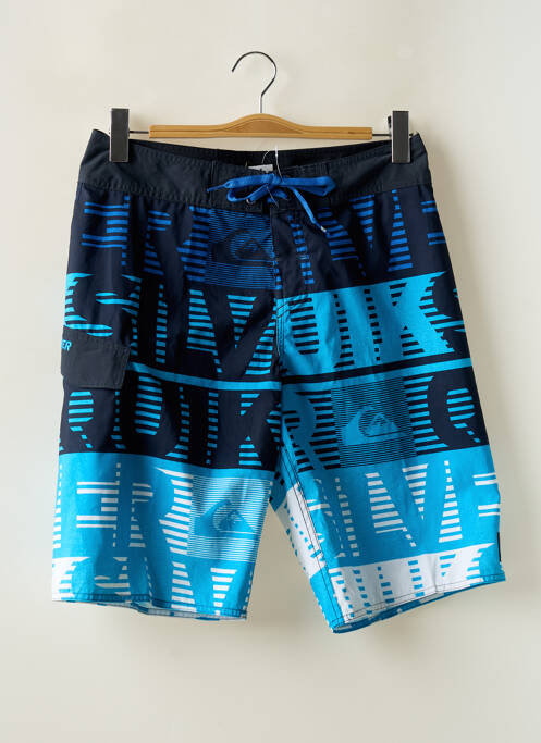 Short de bain tissage popeline bleu QUIKSILVER homme