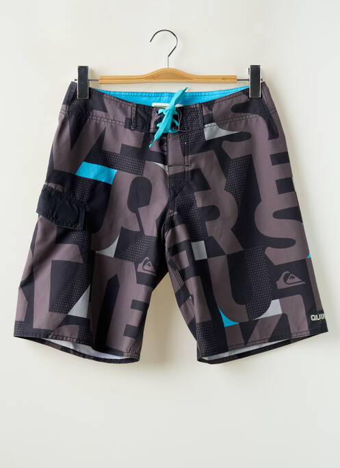 Short de bain tissage popeline noir QUIKSILVER homme