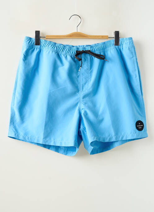 Short de bain effet matière satinée bleu QUIKSILVER homme