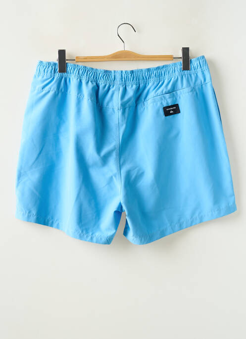 Short de bain effet matière satinée bleu QUIKSILVER homme