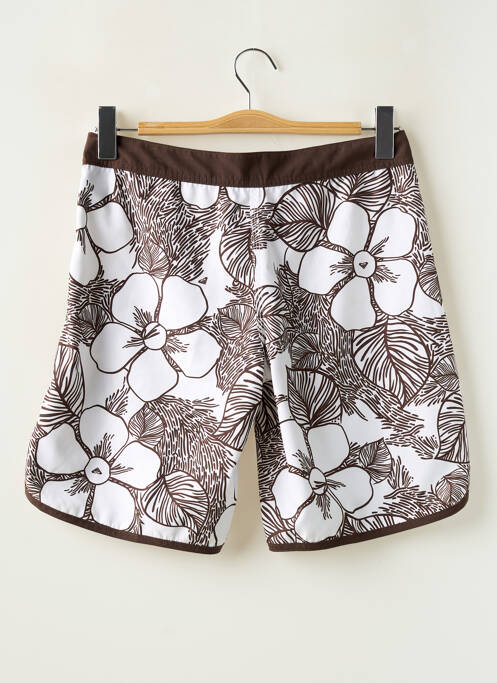 Bas de maillot de bain imprimé fleurs short marron ROXY femme
