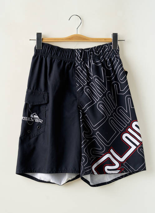 Short de bain noir QUIKSILVER pour garçon