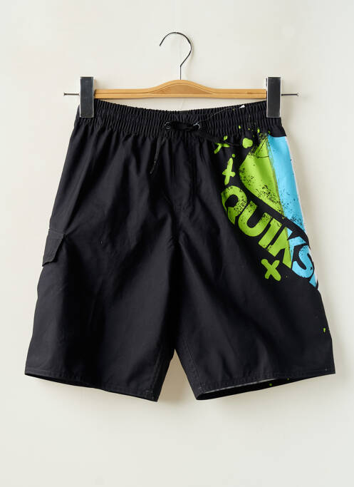 Short de bain noir QUIKSILVER pour garçon