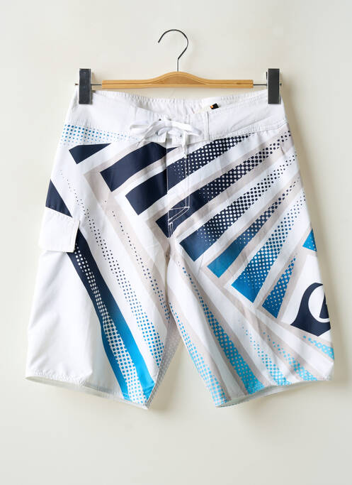 Short de bain blanc QUIKSILVER pour homme