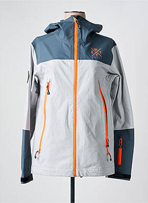 Parka sport ski a capuche gris WATTS femme
