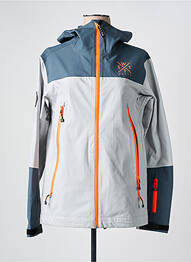 Parka manches longues a capuche gris WATTS femme