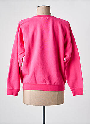 Sweat-shirt broderie manches longues rose FRENCH DISORDER femme