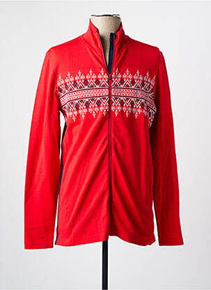 Veste casual col col montant rouge NEWLAND homme