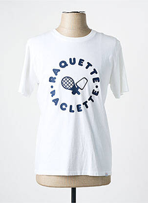 T-shirt coupe cintrée manches courtes blanc FRENCH COAST homme