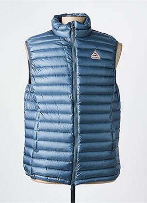 Doudoune tissage imperméable sans capuche bleu PYRENEX homme