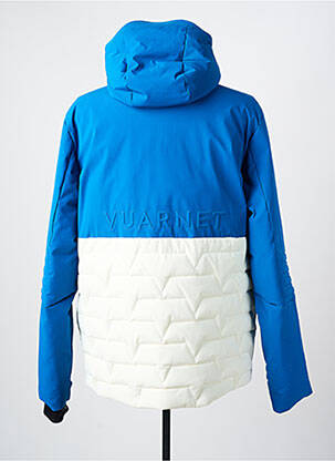 Doudoune poches a capuche bleu VUARNET homme