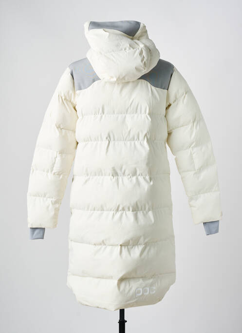 Doudoune poches a capuche beige POC femme