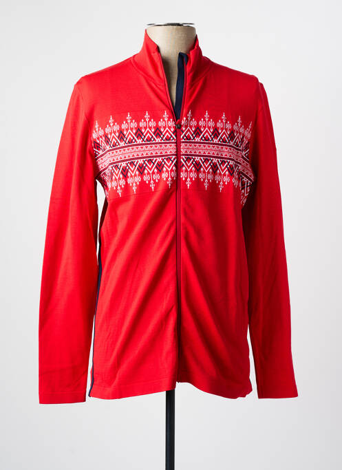 Veste casual manches longues rouge NEWLAND homme