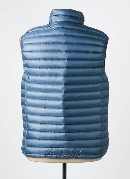 Doudoune tissage imperméable sans capuche bleu PYRENEX homme