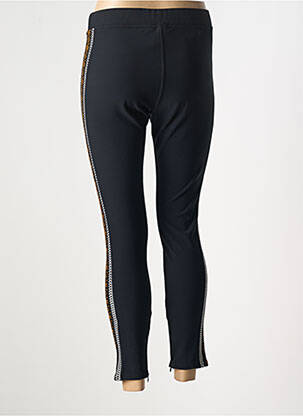 Legging broderie galons latéraux taille normale noir NEWLAND femme