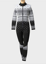 Combi-pantalon manches longues noir NEWLAND femme