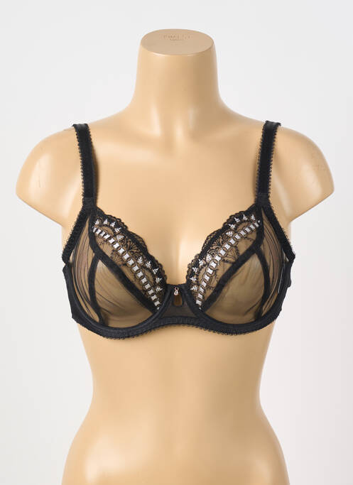 Soutien-gorge broderie haut soutien-gorge emboitant noir FREYA femme