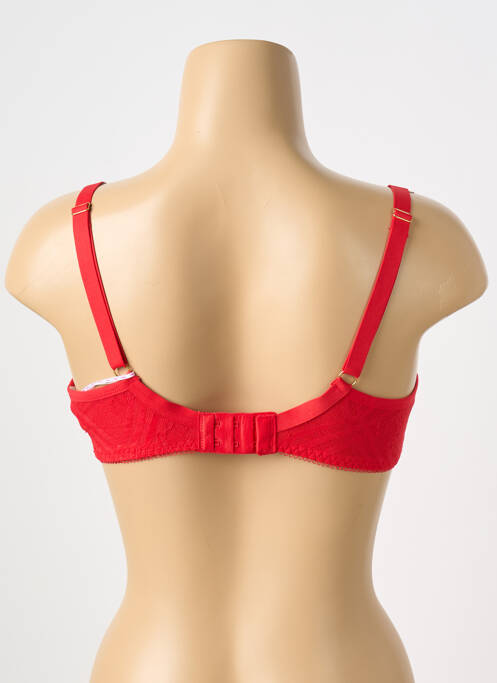 Soutien-gorge broderie haut soutien-gorge emboitant rouge FREYA femme