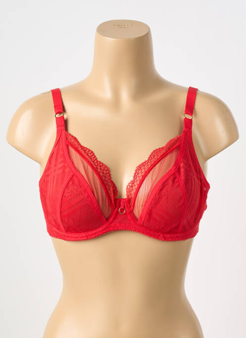 Soutien-gorge légère et transparente haut soutien-gorge emboitant rouge FREYA femme