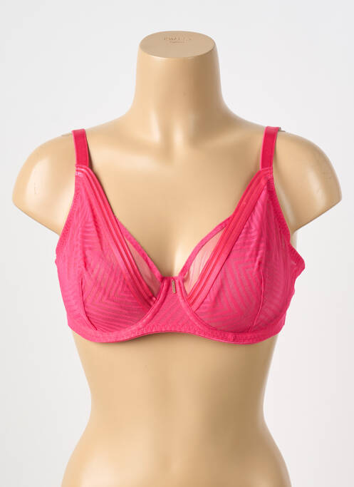 Soutien-gorge légère et transparente haut soutien-gorge emboitant rose FREYA femme