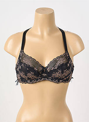 Soutien-gorge broderie haut soutien-gorge emboitant noir FREYA femme