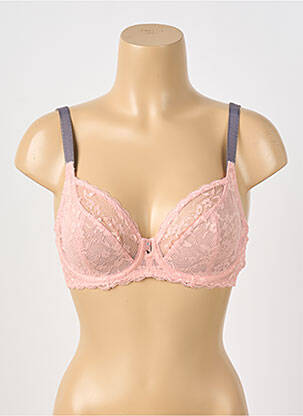 Soutien-gorge tissage dentelle haut soutien-gorge emboitant rose FREYA femme