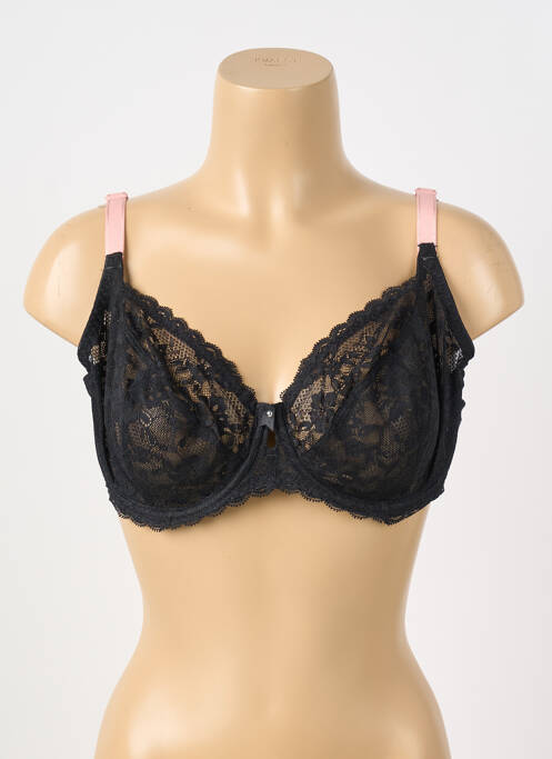 Soutien-gorge légère et transparente haut soutien-gorge emboitant noir FREYA femme