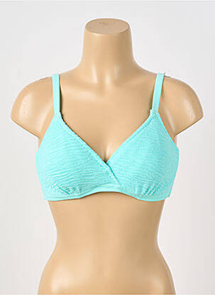 Haut de maillot de bain haut soutien-gorge emboitant haut soutien-gorge emboitant bleu FREYA femme