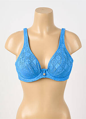 Haut de maillot de bain haut soutien-gorge emboitant haut soutien-gorge emboitant bleu FREYA femme