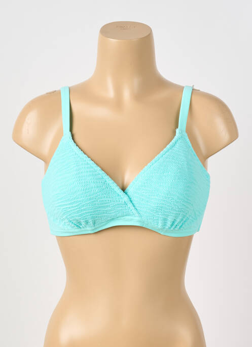 Haut de maillot de bain haut soutien-gorge emboitant haut soutien-gorge emboitant bleu FREYA femme