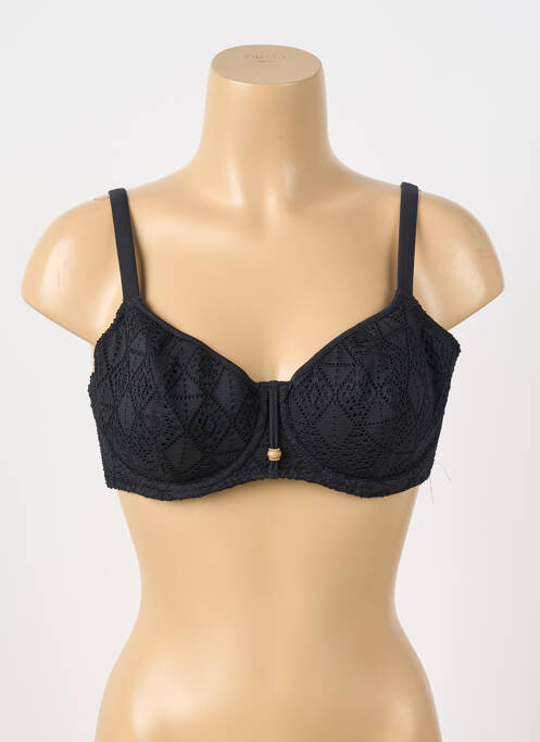 Haut de maillot de bain haut soutien-gorge emboitant haut soutien-gorge emboitant noir FREYA femme