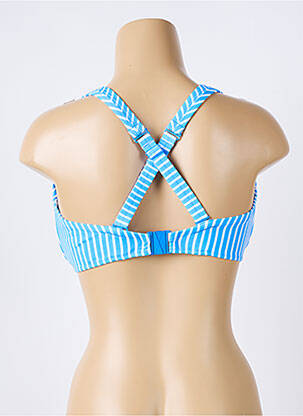 Haut de maillot de bain stretch haut soutien-gorge emboitant bleu FREYA femme