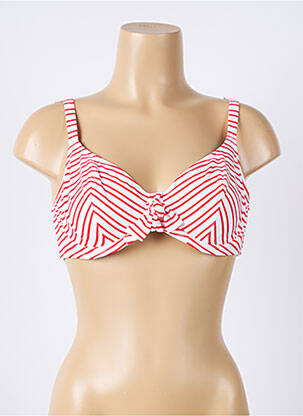 Haut de maillot de bain stretch haut soutien-gorge emboitant rouge FREYA femme