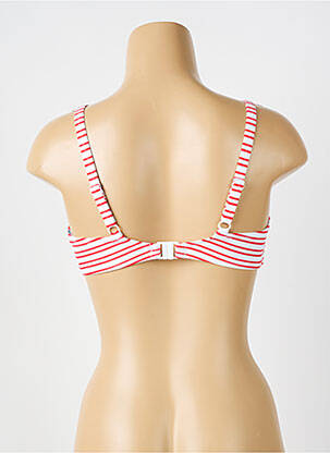 Haut de maillot de bain stretch haut soutien-gorge emboitant rouge FREYA femme