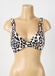 Haut de maillot de bain stretch haut soutien-gorge balconnet beige FREYA femme