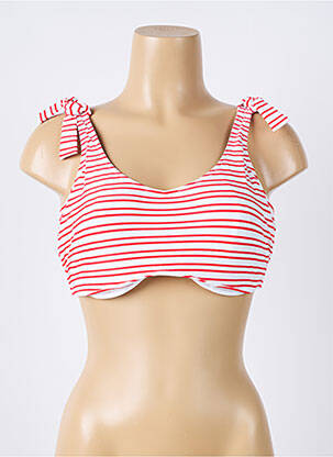 Haut de maillot de bain rouge FREYA pour femme