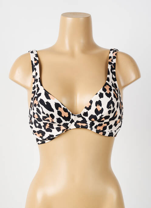 Haut de maillot de bain stretch haut soutien-gorge balconnet beige FREYA femme