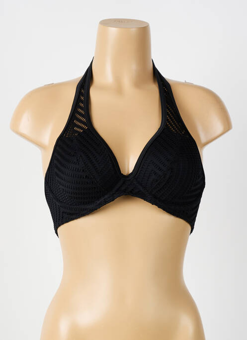 Haut de maillot de bain stretch haut soutien-gorge balconnet noir FREYA femme