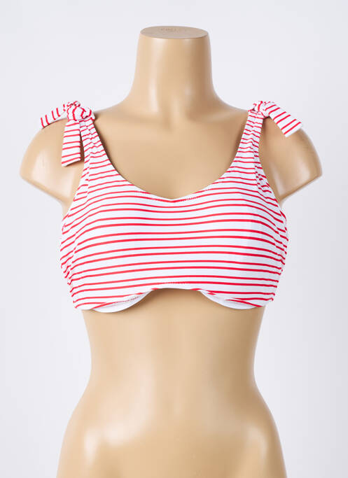 Haut de maillot de bain rouge FREYA pour femme