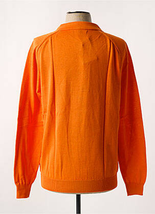 Pull stretch manches longues orange UGHOLIN homme