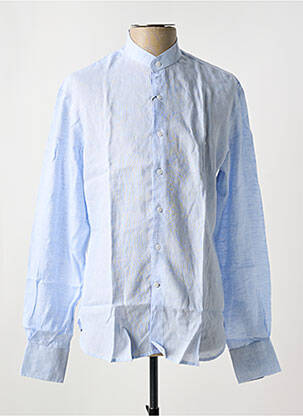 Chemise manches longues coupe cintrée bleu UGHOLIN homme