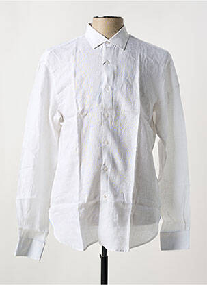 Chemise manches longues coupe cintrée blanc UGHOLIN homme