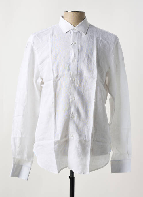 Chemise manches longues coupe cintrée blanc UGHOLIN homme
