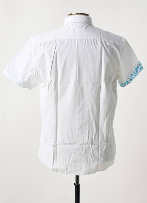 Chemise manches courtes coupe cintrée blanc UGHOLIN homme