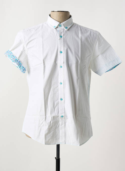 Chemise manches courtes blanc UGHOLIN pour homme