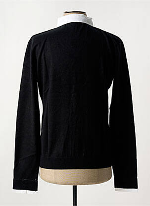 Pull stretch manches longues noir UGHOLIN homme