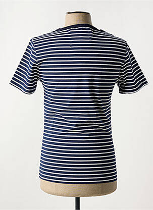 T-shirt coupe cintrée manches courtes bleu NO ID homme