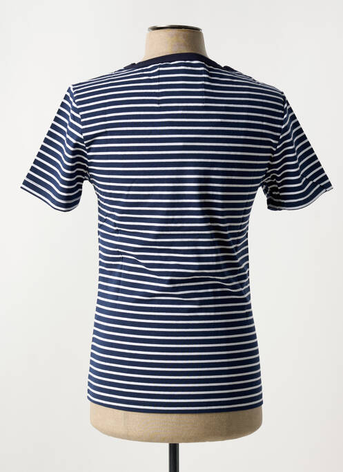 T-shirt coupe cintrée manches courtes bleu NO ID homme