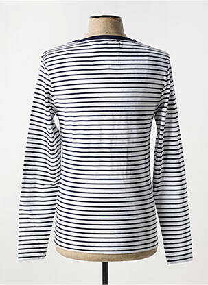 T-shirt coupe cintrée manches longues bleu NO ID homme