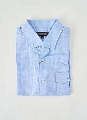 Chemise manches courtes bleu UGHOLIN pour homme seconde vue